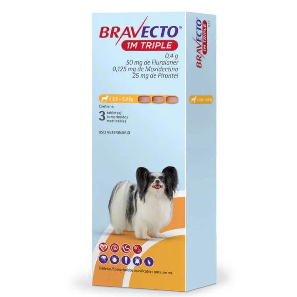 Bravecto 1 Mes TRIPLE