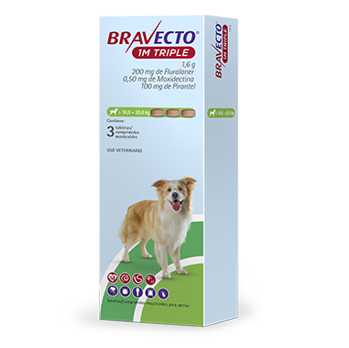 Bravecto 1 Mes TRIPLE